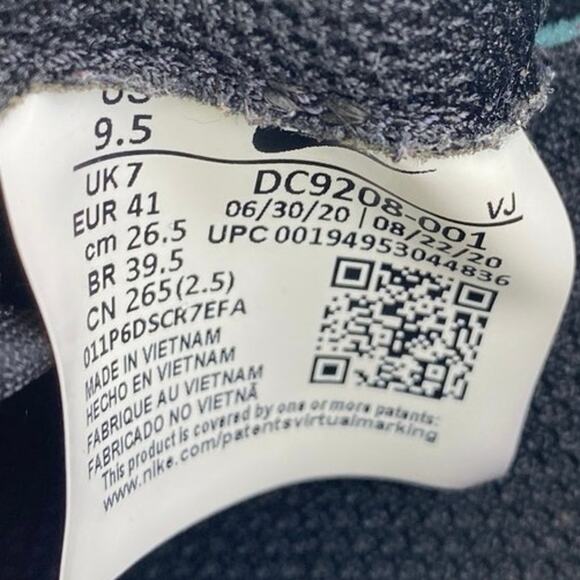 Nike Waffle Racer 2X Yellow Leopard Lace Up Low Top Athletic Sneakers Shoes 9.5 - Picture 5 of 5